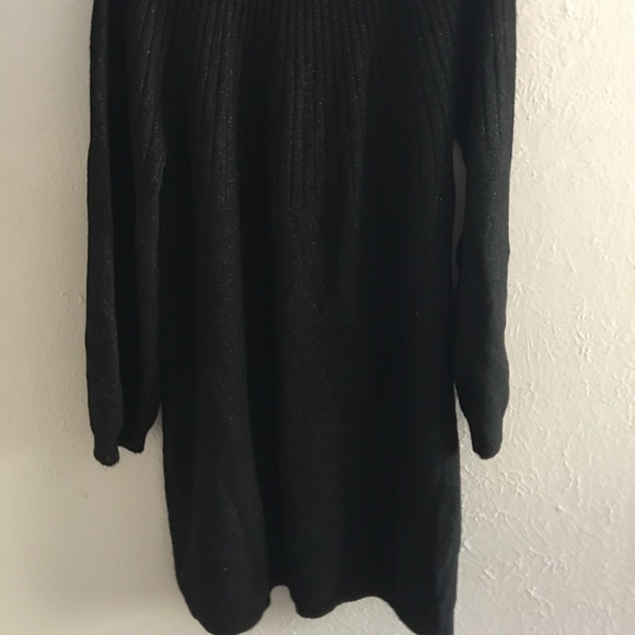NWT🎉 Black Sparkly Holiday Sweater Dress Sz XL - Picture 14 of 15